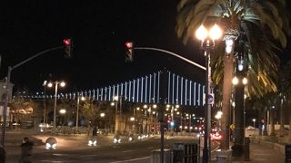 フェリービルディングからも綺麗にみえます