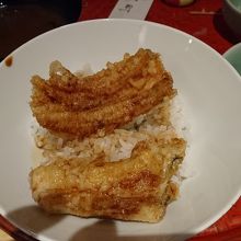 天丼にした穴子