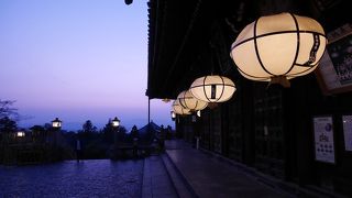 ここから見る夕日がきれい