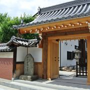 尼崎の寺町にある寺院