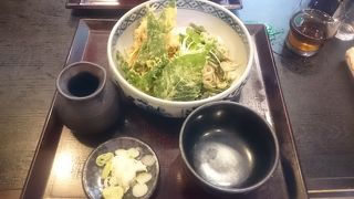 水上温泉にあるおそばやさんです