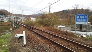 いろいろな景色とともに流れる