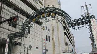 人通りも少なく、寂しい感じ。