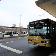 キャンバス、小松空港にて