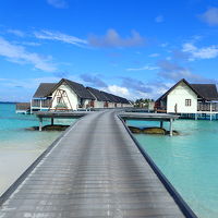 サンセットウォーターヴィラへの道