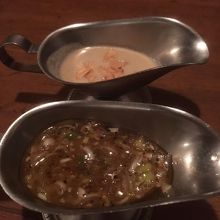 ソースは選べます。