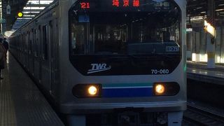 りんかい線もおじゃましています