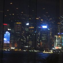 ホテルのロビーラウンジから