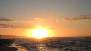 名前の通り、きれいなサンセットが・・・