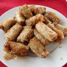 ランチ　揚春巻き
