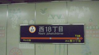 市内観光に便利（札幌市営地下鉄　東西線）