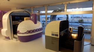 空港内にある無料の航空博物館