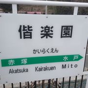 下りホームのみで梅まつりの時期にしか営業しない臨時駅です。