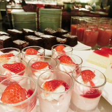 デザートも手作りで美味しい♪