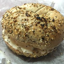 もっちりベーグルサンド！