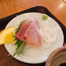 刺身はもちろん新鮮だ！