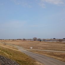 岩沼の阿武隈川河川敷