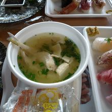 河豚のお味噌汁