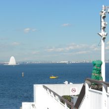 今、通って来た海の下