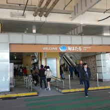 駐車場からの入口