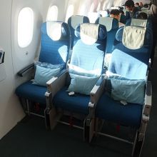 往路(NRT-SGN)：非常口座席窓側をゲット