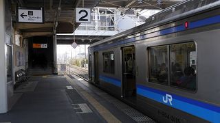 都会の通勤列車のような利便性あり