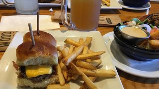 お買い物の合間に