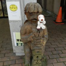 入口ではカッパ君が出迎えてくれます