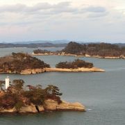 美しい島々の絶景が楽しめる松島四大観の一つです。