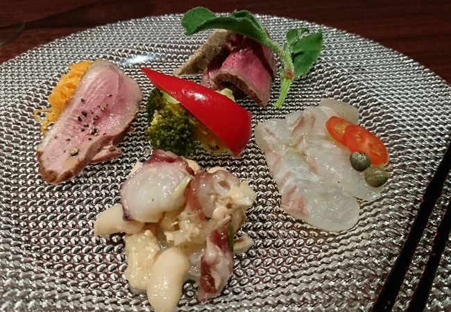 夜景が綺麗なイタリアン