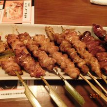 焼き鳥盛り合わせ