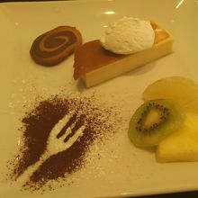 サツマイモのチーズケーキ350円