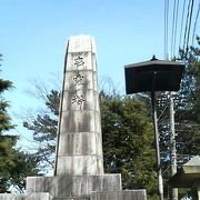東岩瀬駅近くの戦没者を祀る塔です
