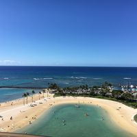 バケーションレンタルの友人のお部屋からの眺めは最高！