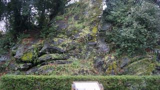 和歌山城の石垣の石を切り出した場所