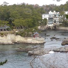 五浦岬公園から見た五浦海岸