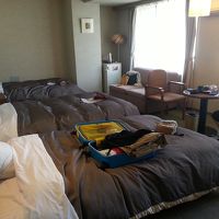 トリプルベッドの部屋でした