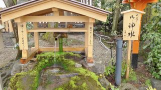 飲み放題の御神水です