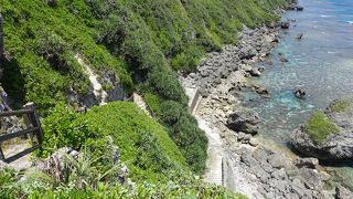 崖上からの景色もなかなか