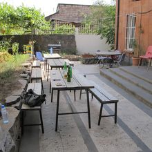 宿「JR’s House」の庭スペース