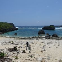 中の島海岸。