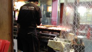 おいしいたこ焼き店　中で飲める