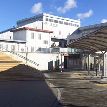 島田駅の駅舎。