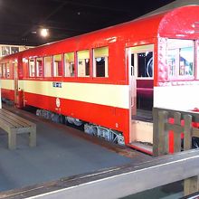 井川線で使われていた客車。