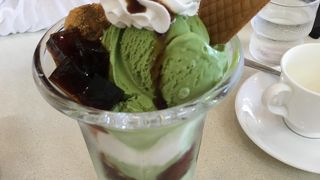 出発前に甘いものでも