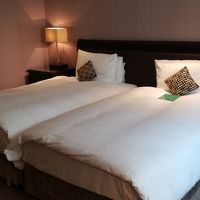 ベッドも寝やすい