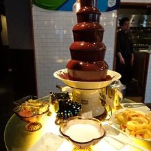 チョコレートフォンデュです。