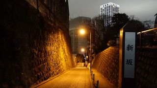 都内でも屈指の急坂