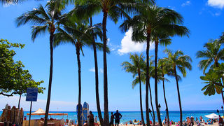 ハワイといえばココ！リゾート感いっぱいのビーチ！