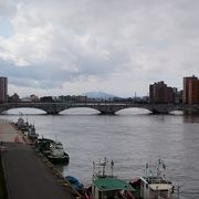 新潟市のシンボルの橋